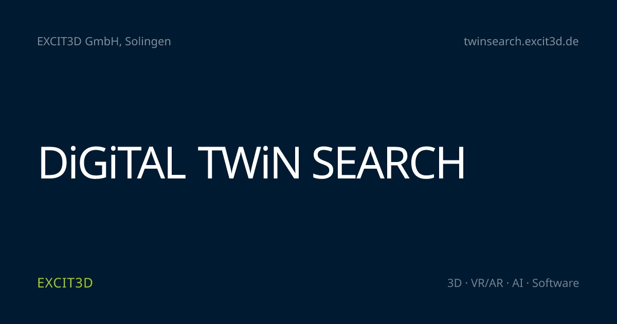 DiGiTAL TWiN SEARCH von EXCIT3D, Bauteilerkennung aus CAD-Daten